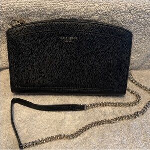 Kate Spade Margaux East West Crossbody Bag in black leather great condition